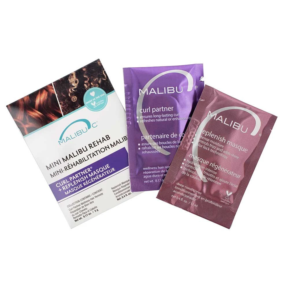 Malibu C Mini Malibu Rehab Curl Partner Treatment Set