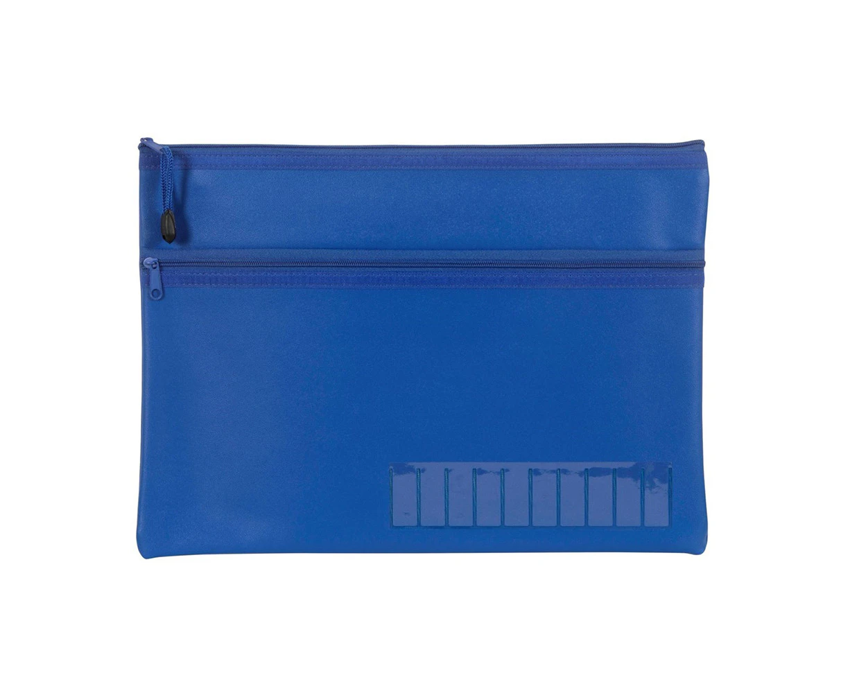 Celco 2 Zip Pencil Case 350x180mm (Blue)