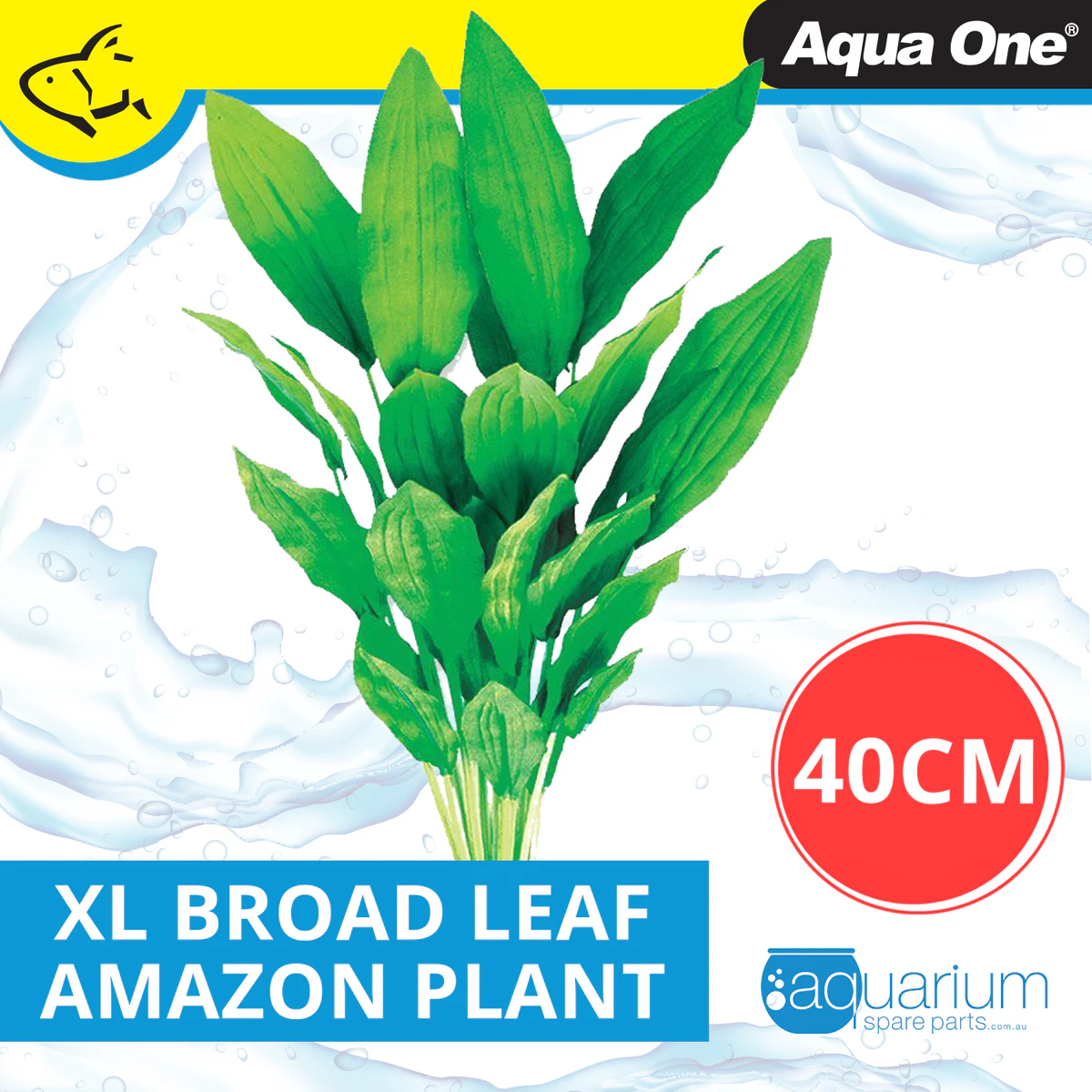 Aqua One Broad Leaf Amazon Silk Plant - X-Large (24134)