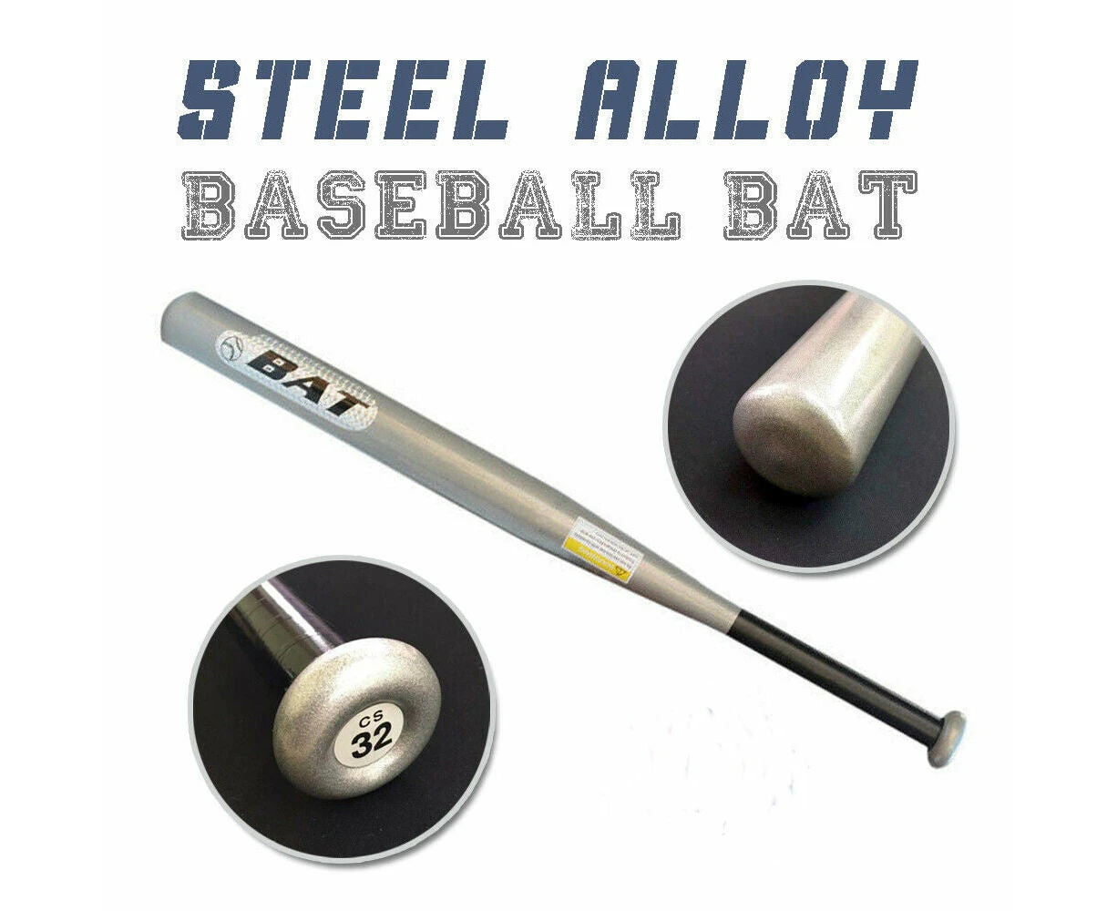 32 Steel Alloy Silver Baseball Bat