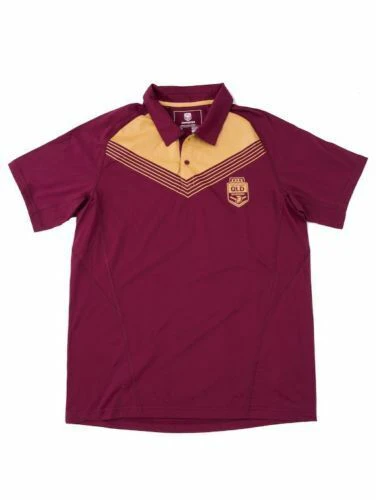 QLD Maroons State Of Origin CCC Maroons Army Polo Shirt Sizes S-3XL! T7