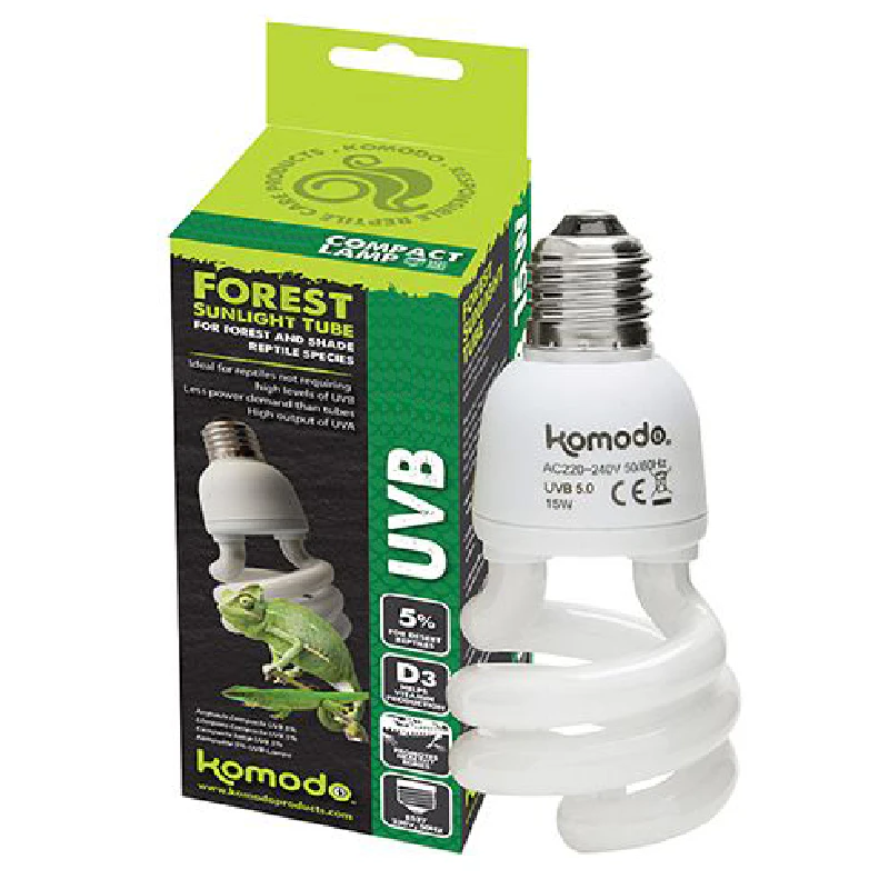 Komodo Compact Lamp Uvb 5% Es 26W