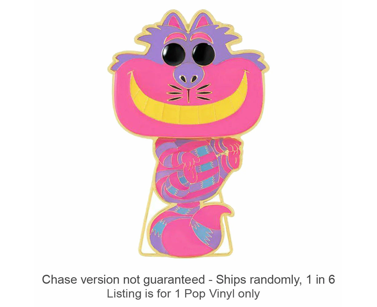 Alice in Wonderland Cheshire Cat Glow Blacklight Pop! Pin