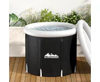 Portable Ice Bath Tub 70X80CM Inflatable Folding Bathtub Spa Massage