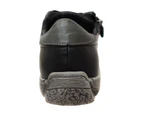 Orizonte Newbay Womens Comfortable Leather European Shoes - Black Grey
