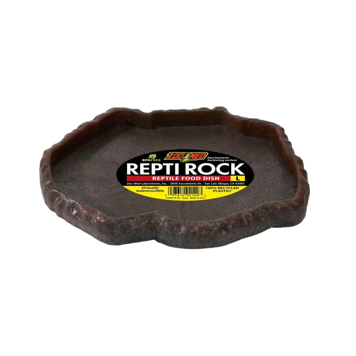 Zoo Med Repti Rock Food Dish Large (FD-40)