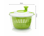 Salad Spinner Vegetable Lettuce Salad Leaves Washer Dryer Serving Bowl Container