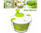 Salad Spinner Vegetable Lettuce Salad Leaves Washer Dryer Serving Bowl Container