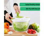 Salad Spinner Vegetable Lettuce Salad Leaves Washer Dryer Serving Bowl Container