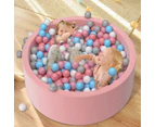 Baby Soft Kids Ocean Ball Play Pit Paddling Foam Pool Child Barrier Toy 90x30cm - Pink