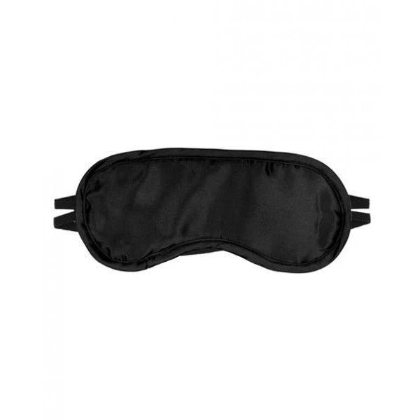 Satin Blindfold 2 Strap Black