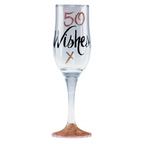 Rose Gold Flute - 50 Wishes