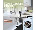 Professional Knife Sharpener Fixed Angle Kitchen Sharpening System 4 Stones Set