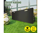 Portable Soccer Rebound Board Soccer Training Shooting Practice Outdoor Black