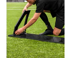 Portable Soccer Rebound Board Soccer Training Shooting Practice Outdoor Black