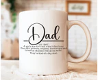 Fathers Day Mug Dad Mug Gifts for Dad Coffee Mug Dad Mugs Funny Dad Gifts from Daughter Son, Happy Birthday Gifts for Dad
