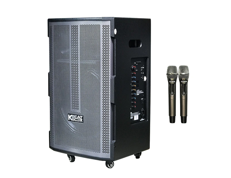 KBEATBOX CBX-150G 100W RMS [450W PMPO] Karaoke Powered Speaker System