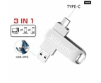 TYPE-C Flash Drive OTG 32GB 64GB High Speed USB2.0 for Computer Cell Phone 3in1 USB Metal Mini Pen Drive 32GB USB 64GB