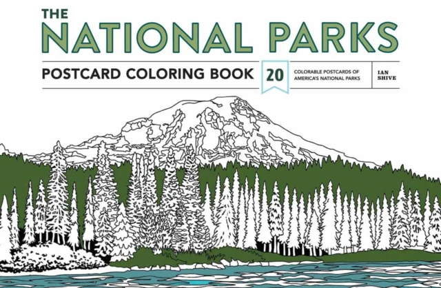 The National Parks Postcard Coloring Book by Ian Shive