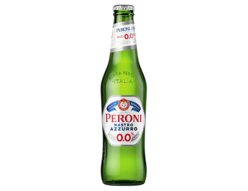 Peroni Nastro Azzuro 0.0% 24 x 330mL Bottles