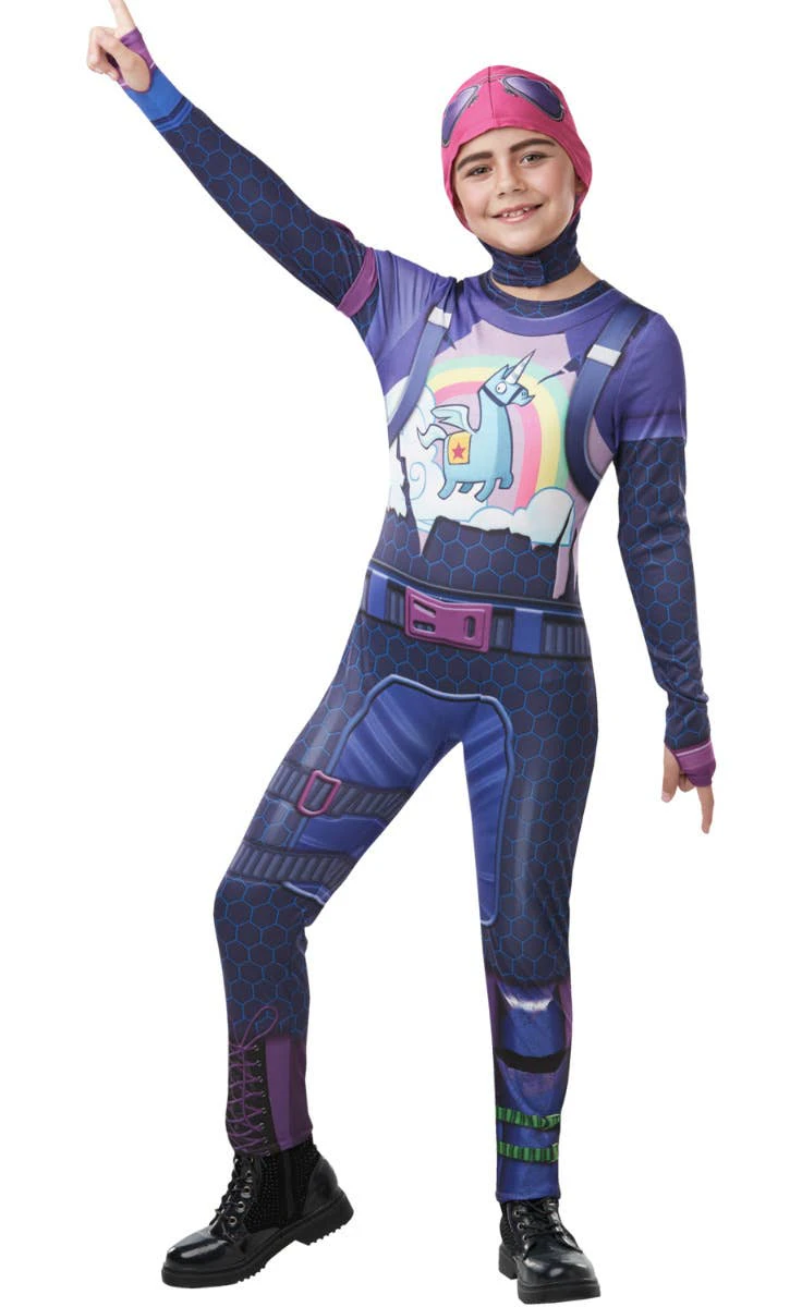 Brite Bomber Girls Fortnite Video Game Costume Girls