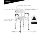 Adjustable Medical Shower Chair Portable Stool Mobility bathtub chair