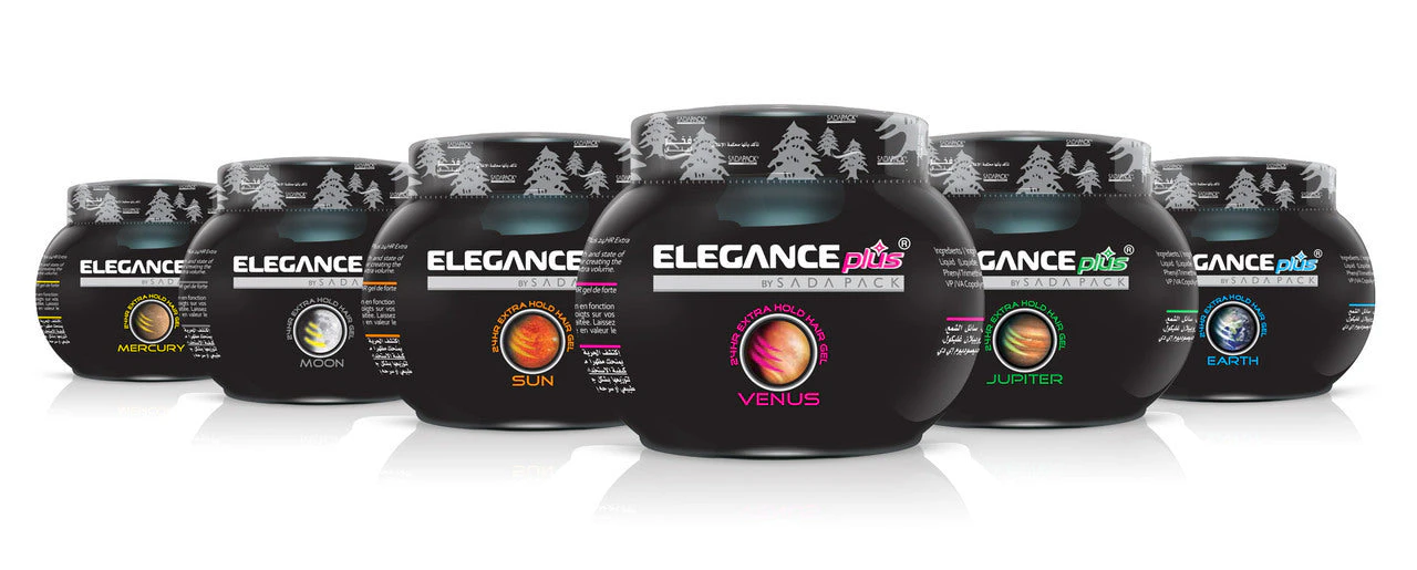 Elegance Plus 24HR Extra Hold Hair Gel Moon 1000ml