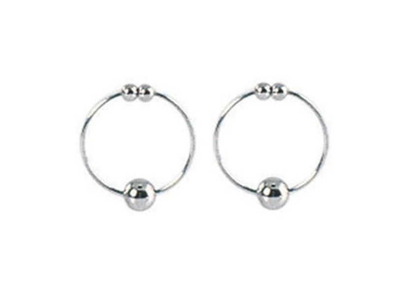 Nipple Play Non Piercing Nipple Rings Silver