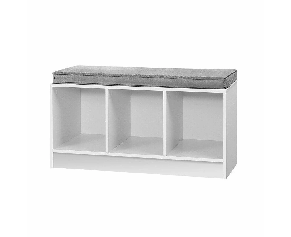 Shoe Cabinet Bench Shoes Organiser Storage Rack Shelf White Box Seat