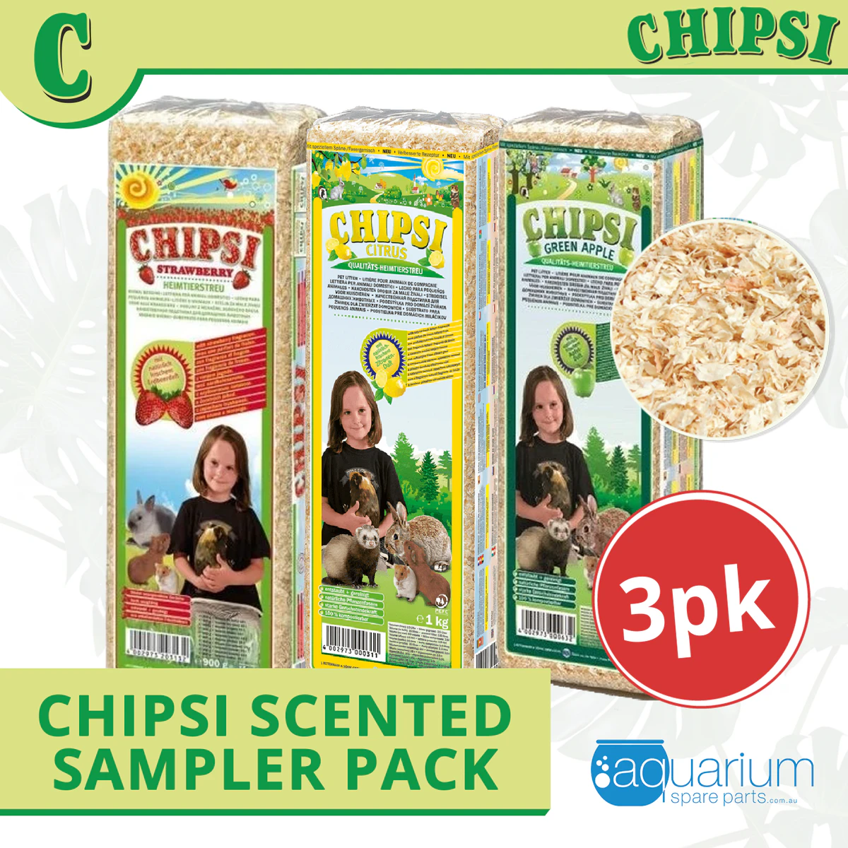 Chipsi Scented Sampler Pack 1kg (3pk)