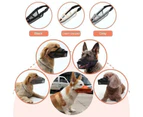 Adjustable XL Size Pet Dog Mask Mouth Muzzle Anti Barking Bite Stop Chewing Mask - Beige