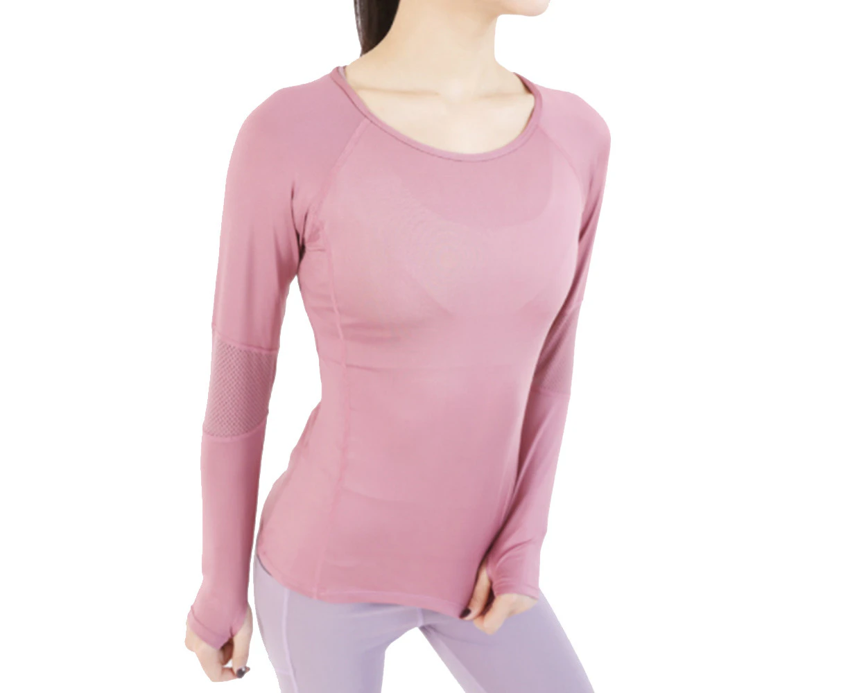 Long Sleeve Workout Shirts for Women  Athletic Shirts with Thumbhole Running Loose Active T-Shirts