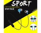 Stereo Bluetooth Earphone With HD Mic Wireless Sport Headset Earbuds For Android IOS - Silver