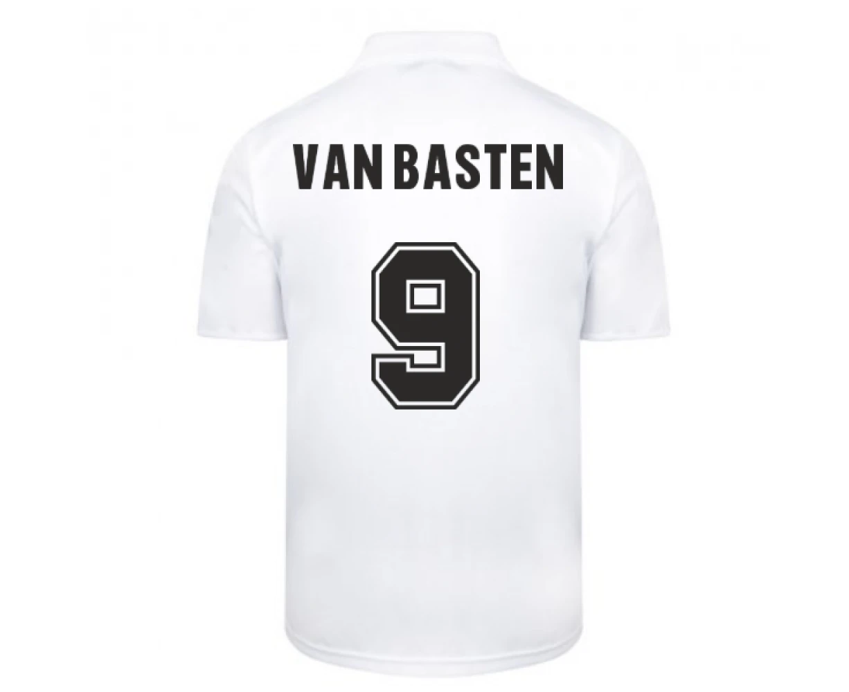 Score Draw Ac Milan 1988 Away Retro Football Shirt (VAN BASTEN 9)