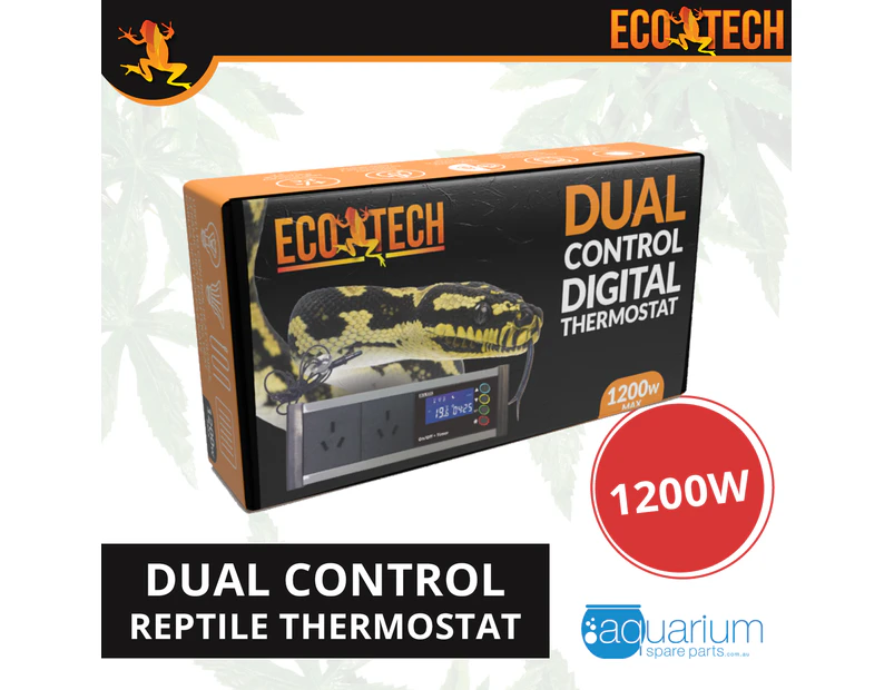 Eco Tech Dual Control Electronic Advanced Reptile Thermostat (EGT43)