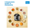 Midea 5.7L Pressure Cooker 12 Programs High-Pressure Quick Cook Safety Protection