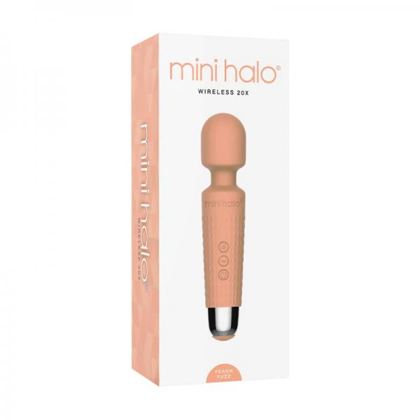 Mini Halo Wireless Wand 20x Silicone Peach Fuzz