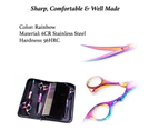 Pet Dog Grooming Scissors Shear Hair Cutting Set Curved Tool Kit Multicolour