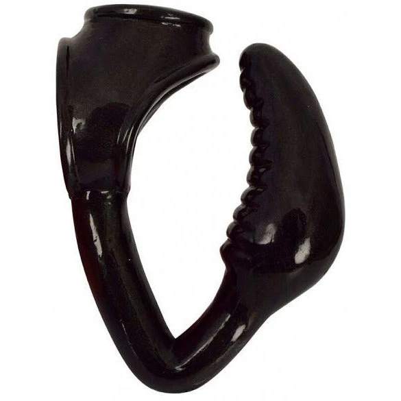 Royal Hiney Red The Earl Black Cock Ring Butt Plug Combo