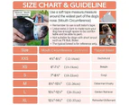 Adjustable S Size Pet Dog Mask Mouth Muzzle Anti Barking Bite Stop Chewing Mask - Beige