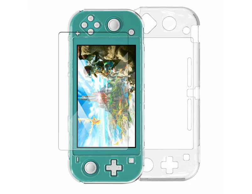 Protective Case for Nintendo Switch Lite, Hard PC Shock-Absorption and Anti-Scratch - Clear