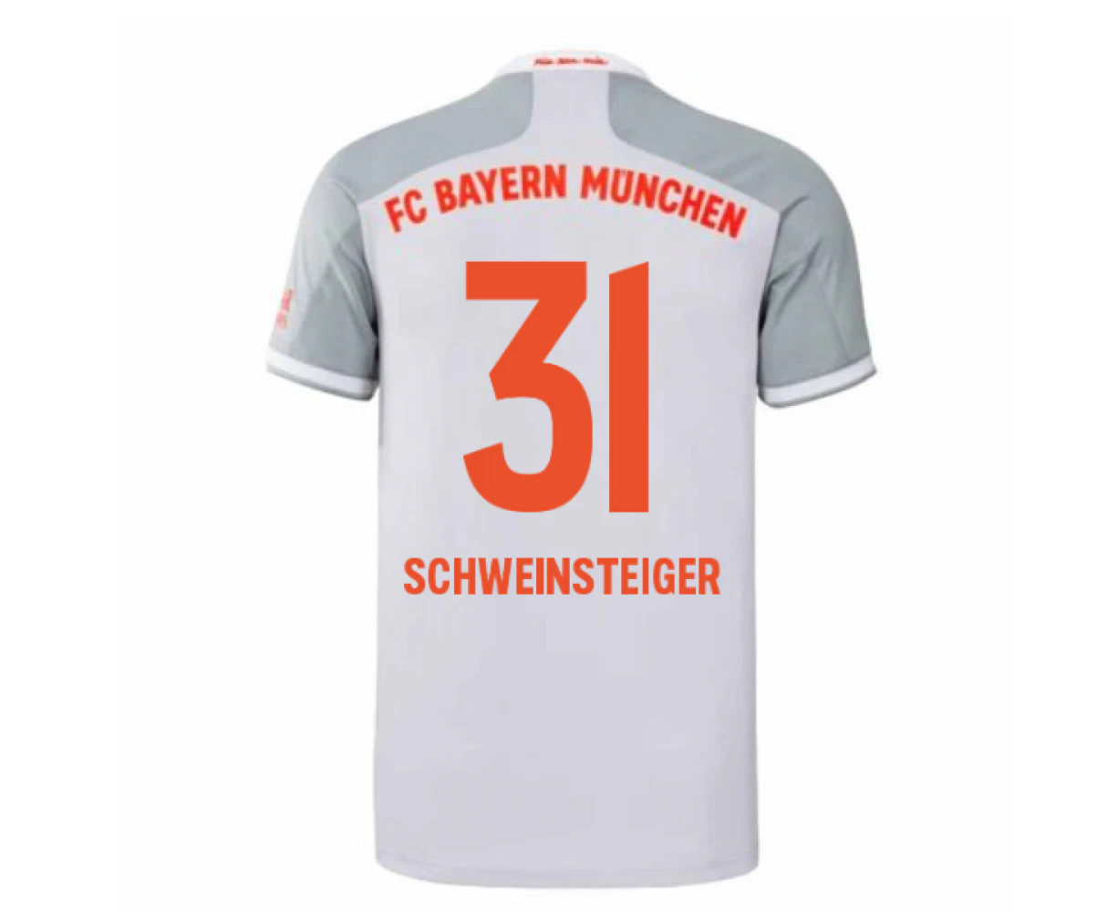 2020-2021 Bayern Munich Adidas Away Football Shirt (SCHWEINSTEIGER 31)