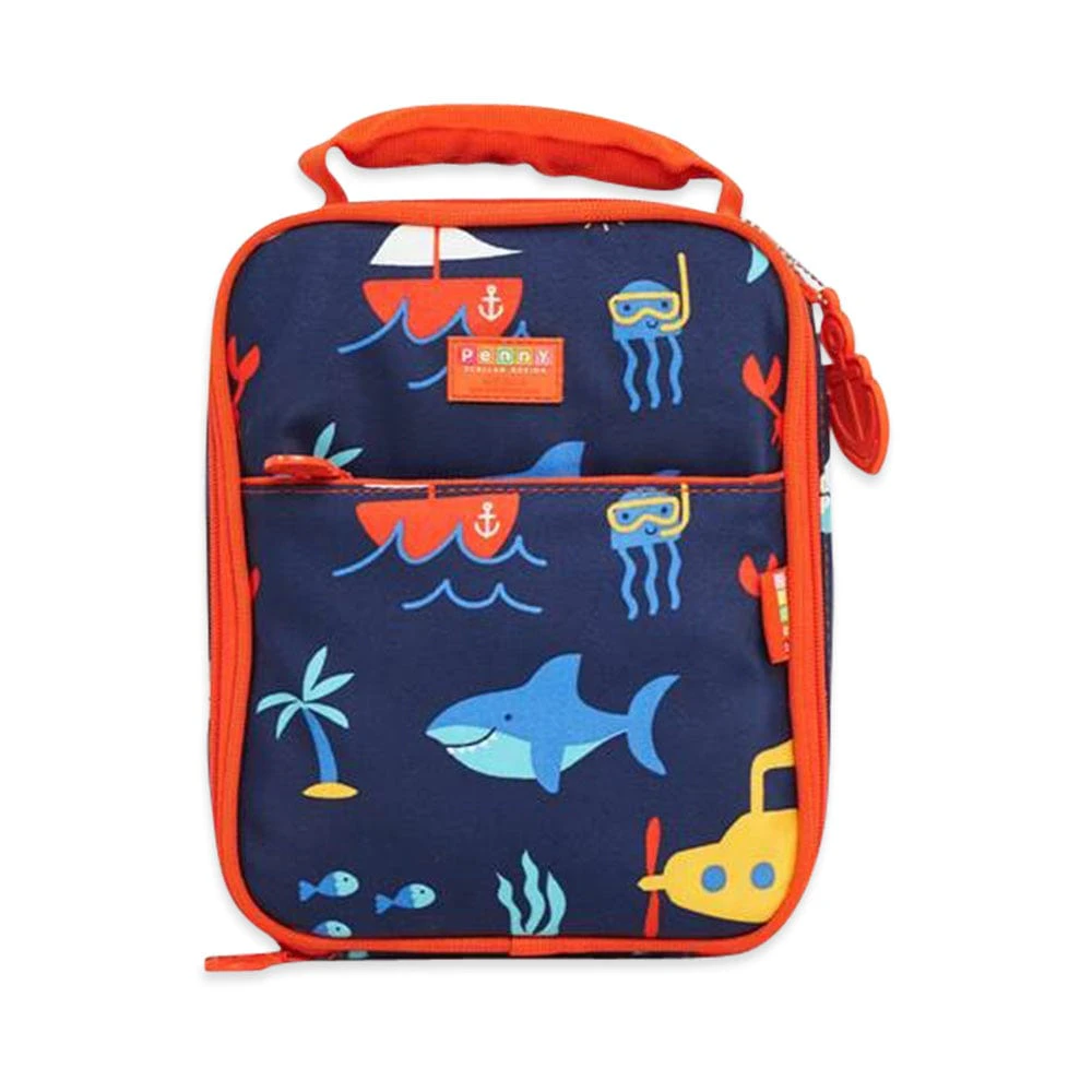 Penny Scallan Anchor Thermal Insulated Lunchbox 20X24X10cm 100% Cotton