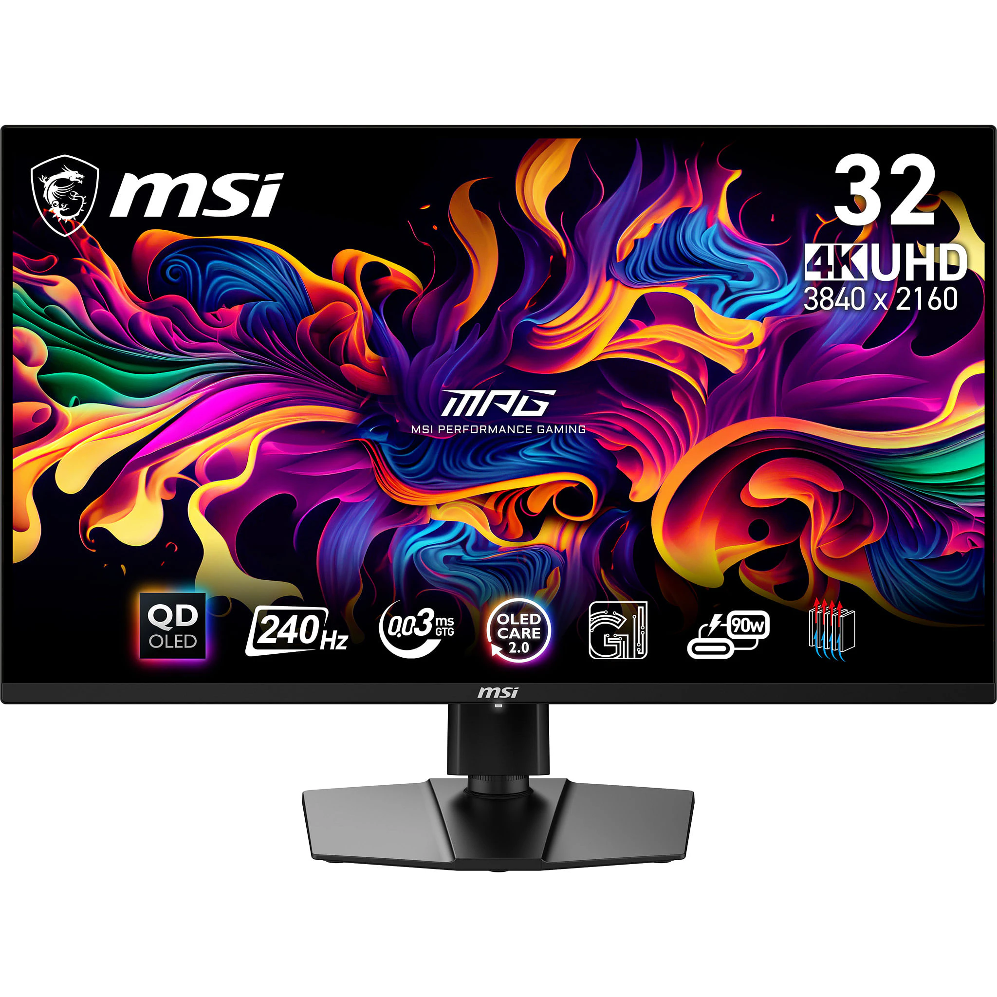 MSI MPG 321URX QD-OLED 32" 4K UHD 0.03ms 240Hz AdaptiveSync Gaming Monitor