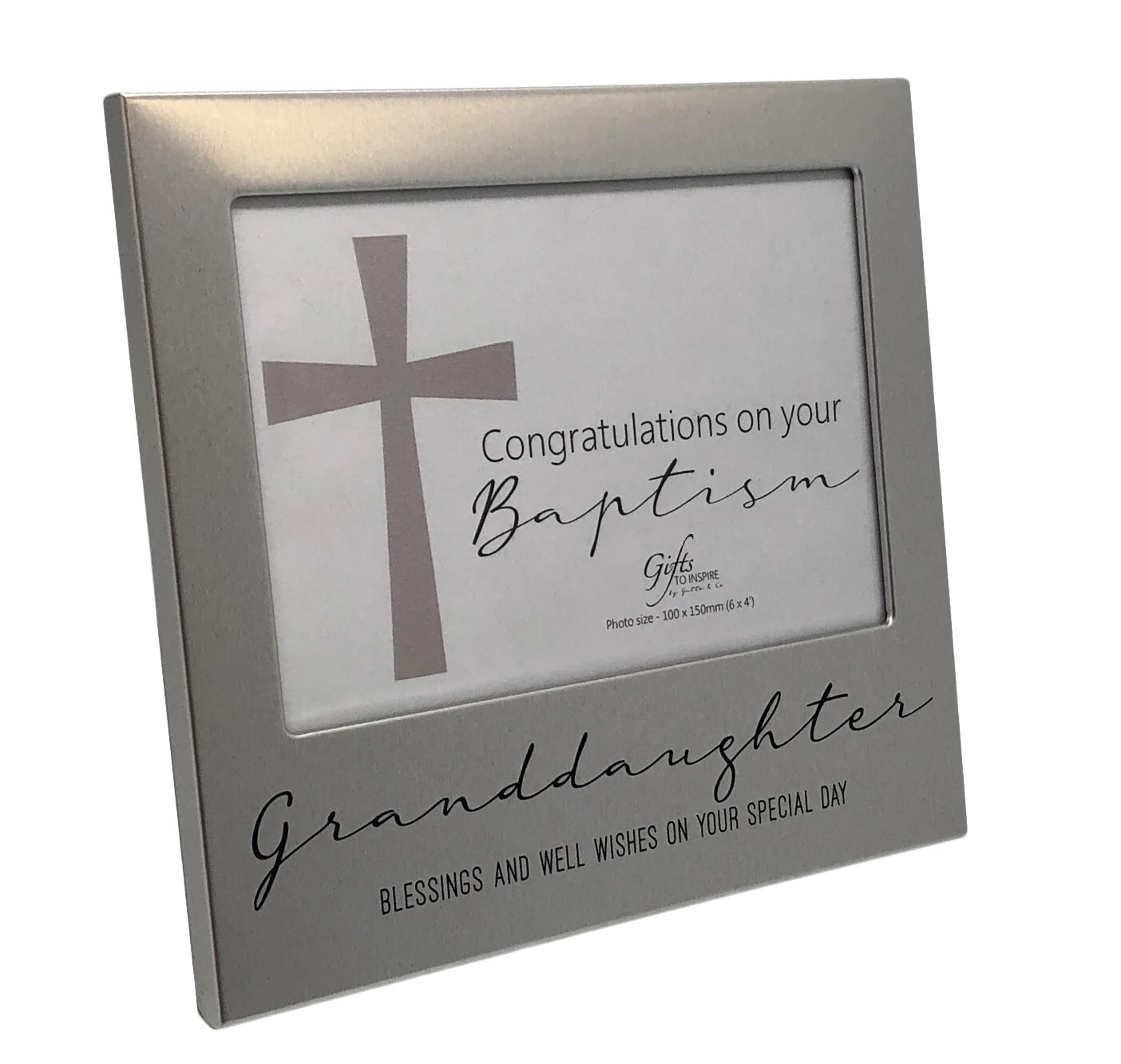 Baptism Photo Frame - Granddaughter