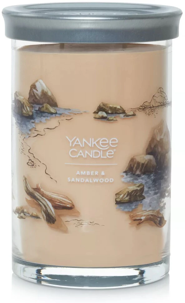 Yankee Candle Signature Large Tumbler - Amber & Sandalwood