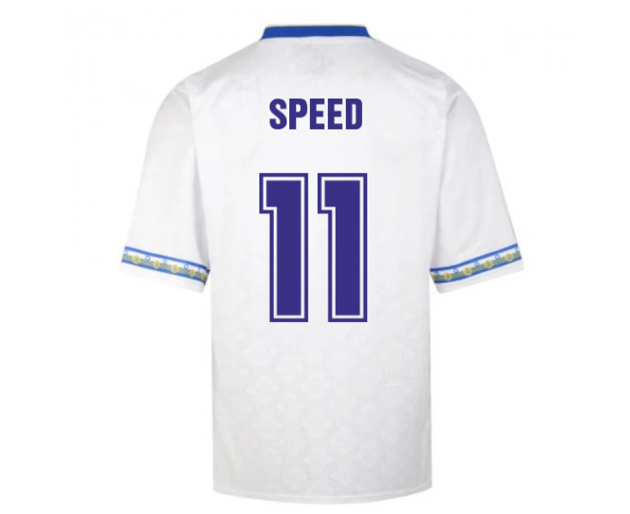 Score Draw Leeds United 1993 Admiral Retro Football Shirt (Speed 11)