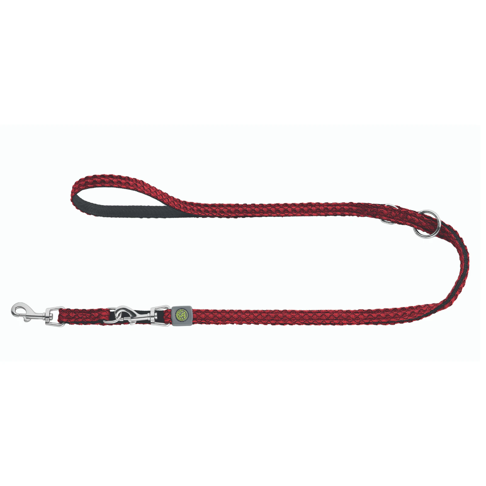 Hunter Hilo Dog Training Leash, 3-Way Adjustable - Red