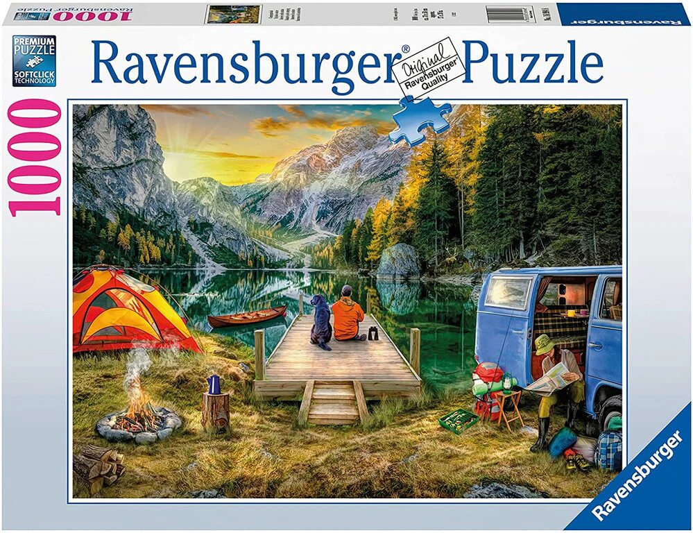 Ravensburger Camping Holiday 1000 Piece Jigsaw Puzzle