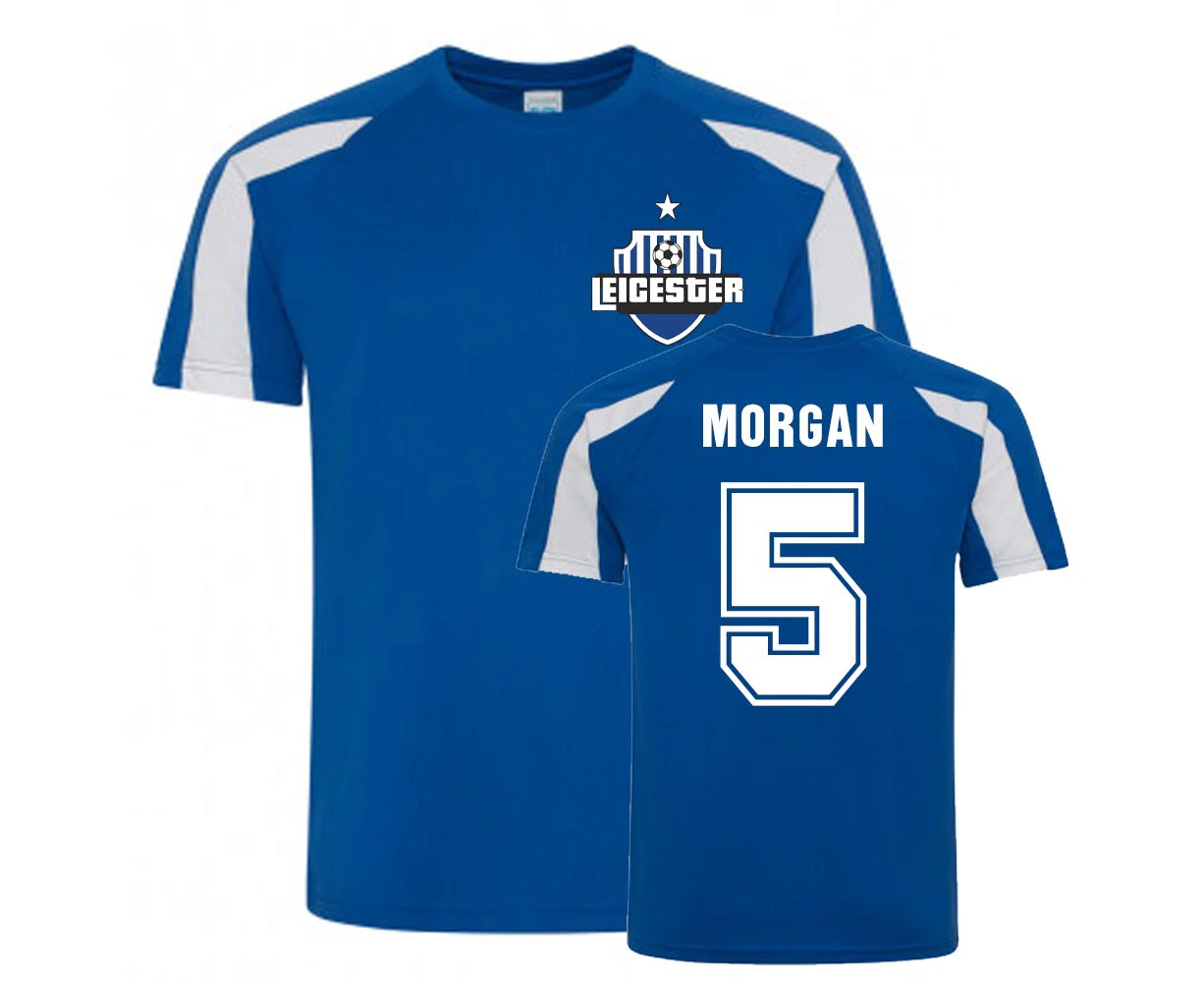 Wes Morgan Leicester City Sports Training Jersey (Blue)